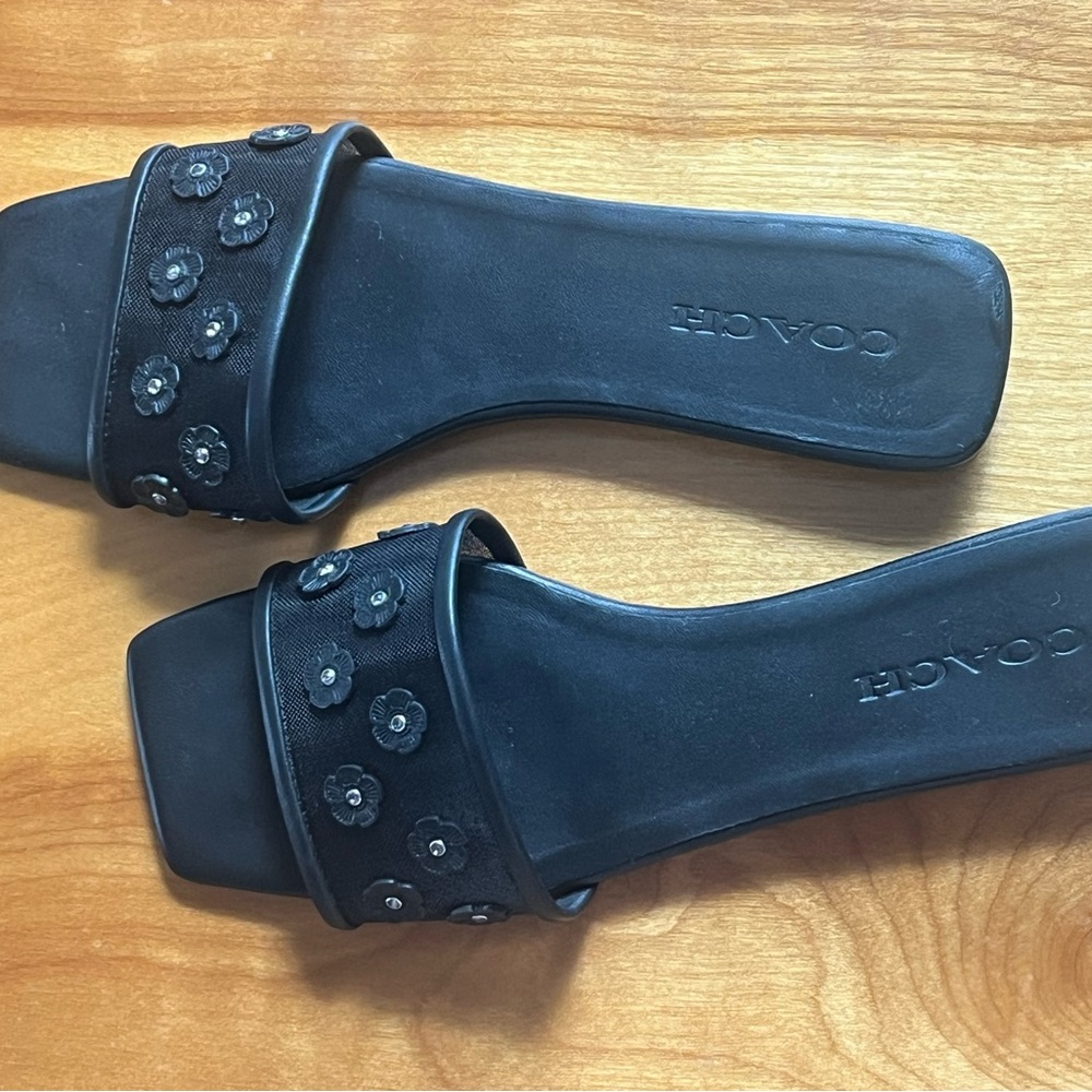 Coach Tea Rose Sandals - Picture 2 of 7